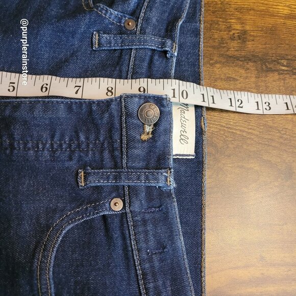 Madewell Jeans 30 Skinny 9" Mid Rise Woodland Wash MA938 Tummy Control Stretch - Picture 10 of 13